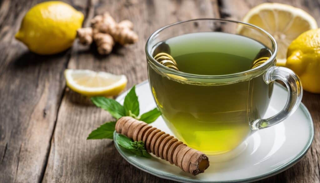 une tasse de eau citronette